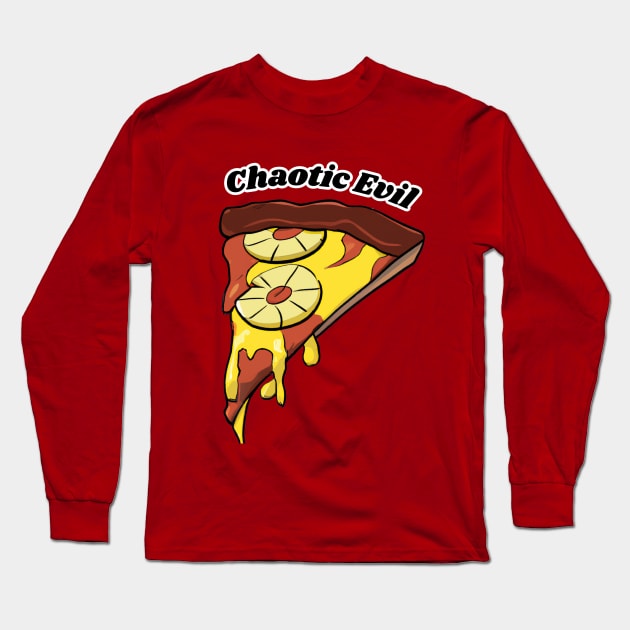 Chaotic Evil Long Sleeve T-Shirt by Dunkel
